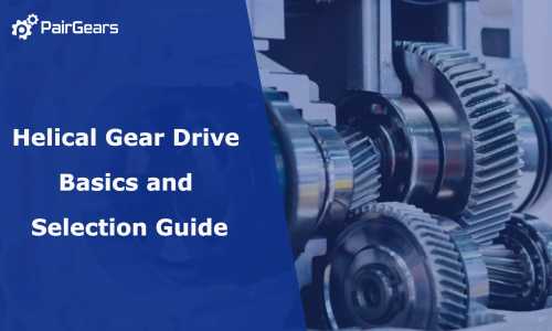 Helical Gear Drive Basics and Selection Guide