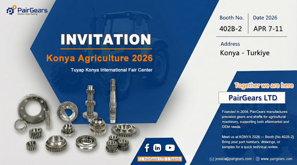PairGears to Exhibit at Konya Agriculture 2026 in Türkiye | Booth 402B-2