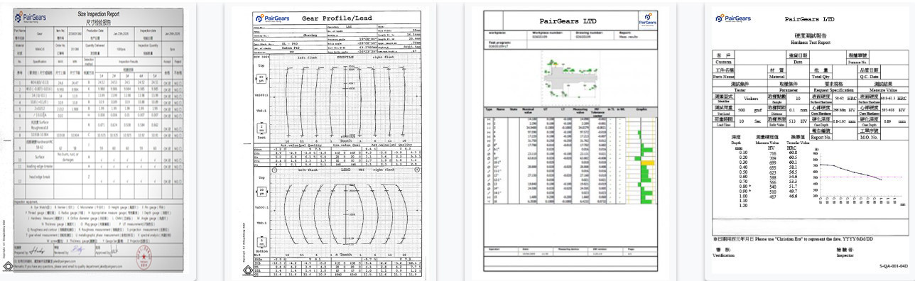 pairgears gear inspection report