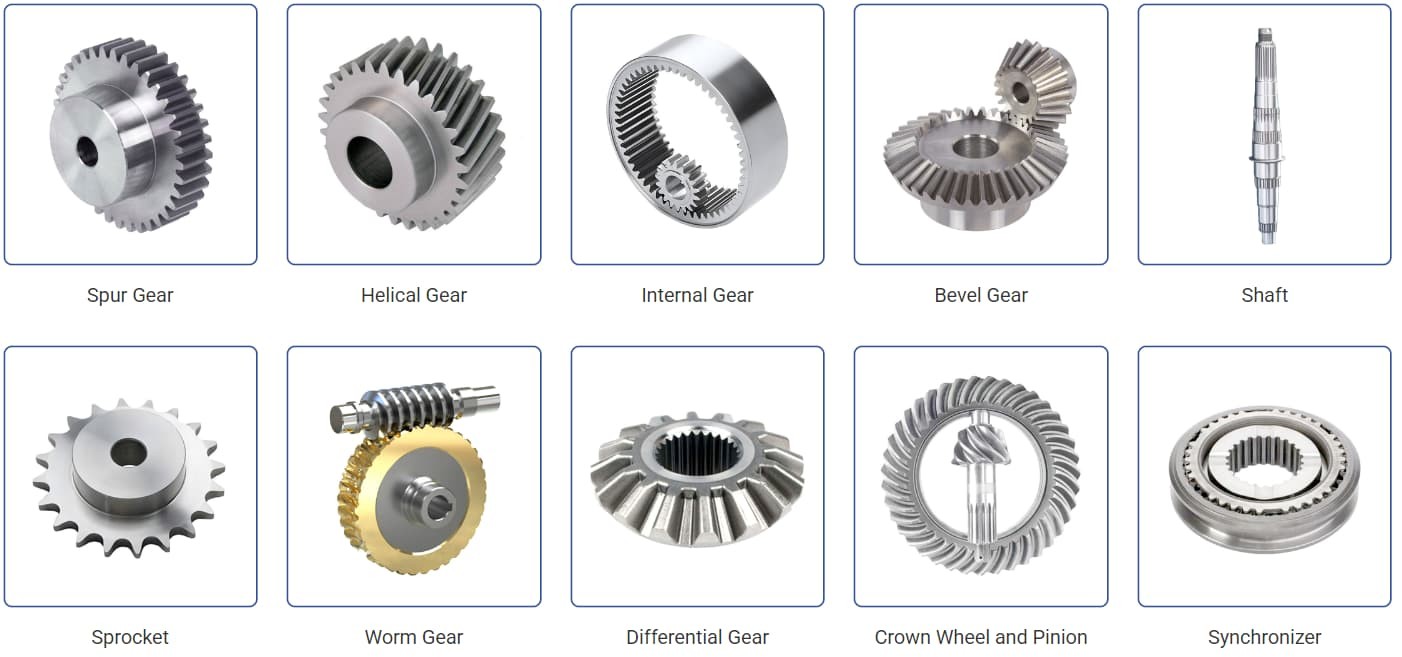 custom gears and gear shafts from PairGears