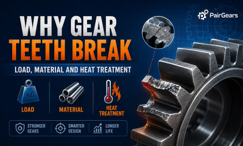 Why Gear Teeth Break: Load, Material and Heat Treatment