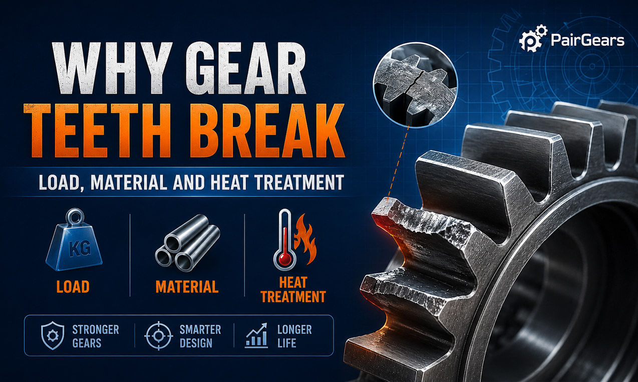 Why Gear Teeth Break: Load, Material and Heat Treatment