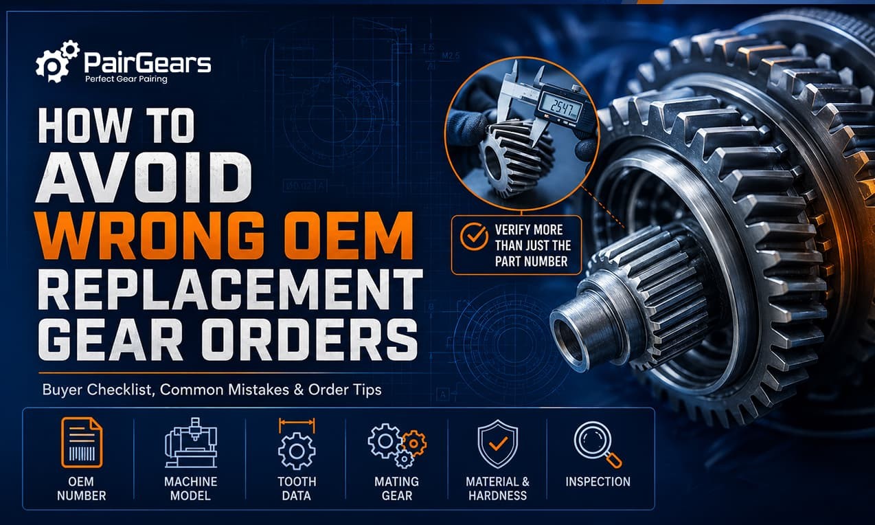 How to Avoid Wrong OEM Replacement Gear Orders