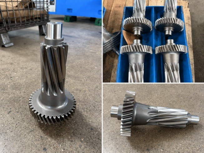 Project Overview: Two Electric Forklift Gear Shafts