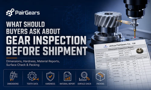 What Should Buyers Ask About Gear Inspection Before Shipment