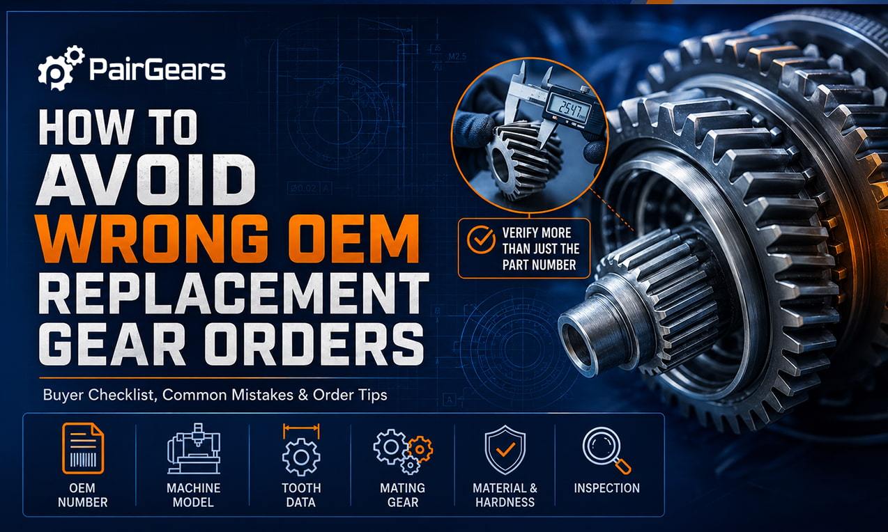 How to Avoid Wrong OEM Replacement Gear Orders?