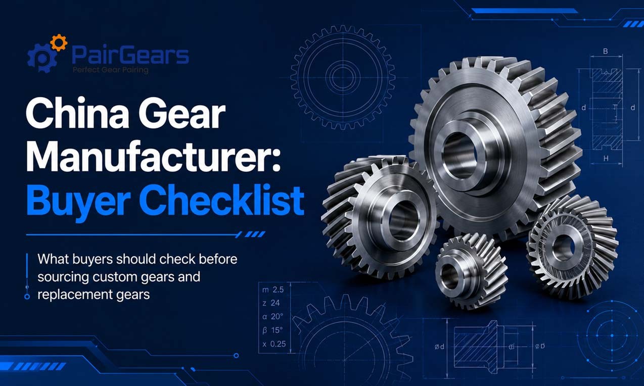 China Gear Manufacturer: Buyer Checklist