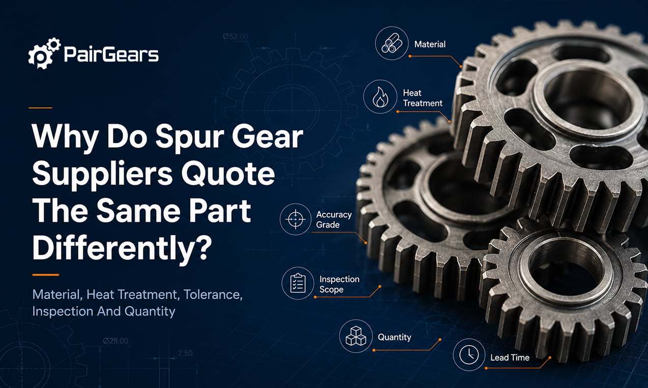 Why Do Spur Gear Suppliers Quote the Same Part Differently?