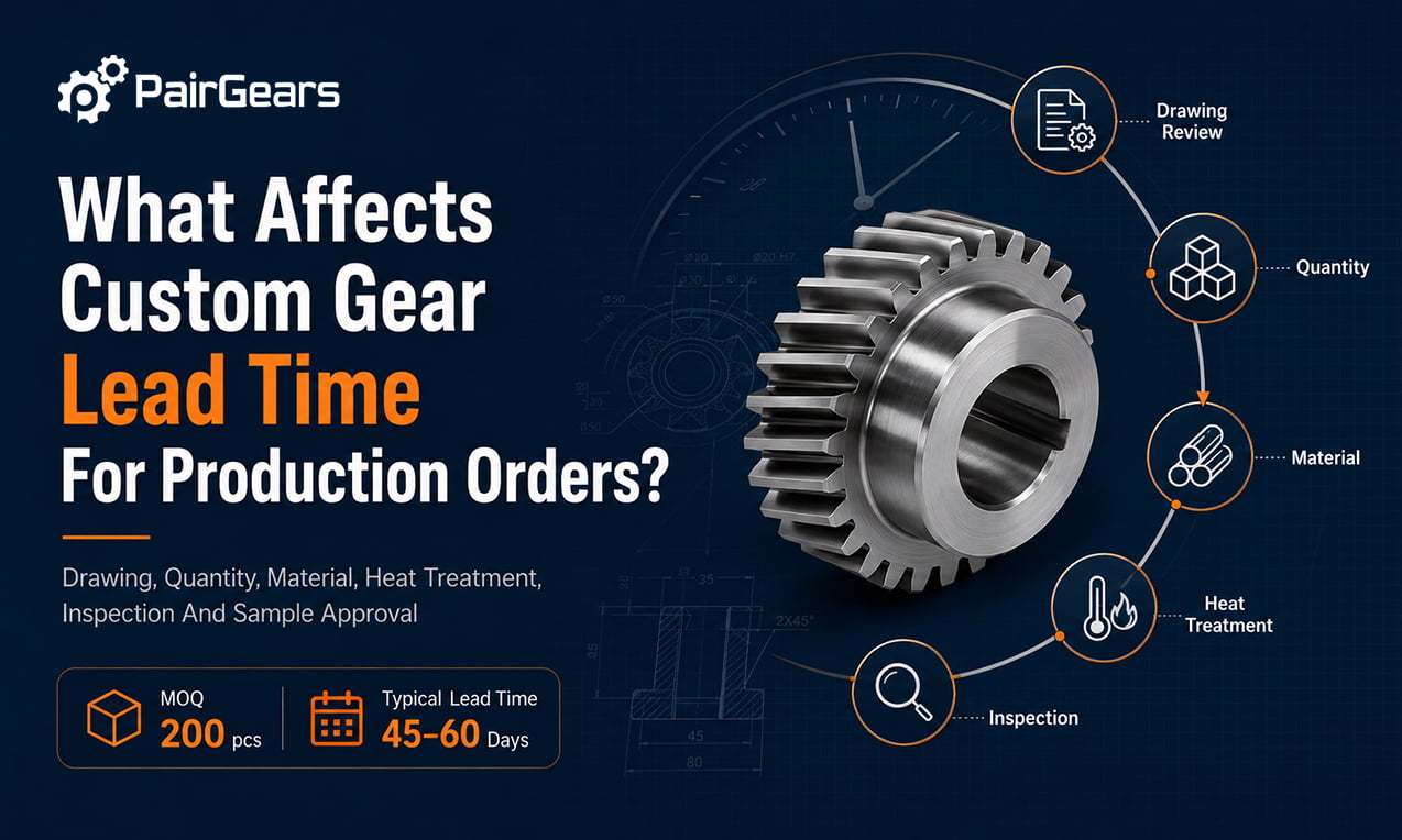 What Affects Custom Gear Lead Time for Production Orders?