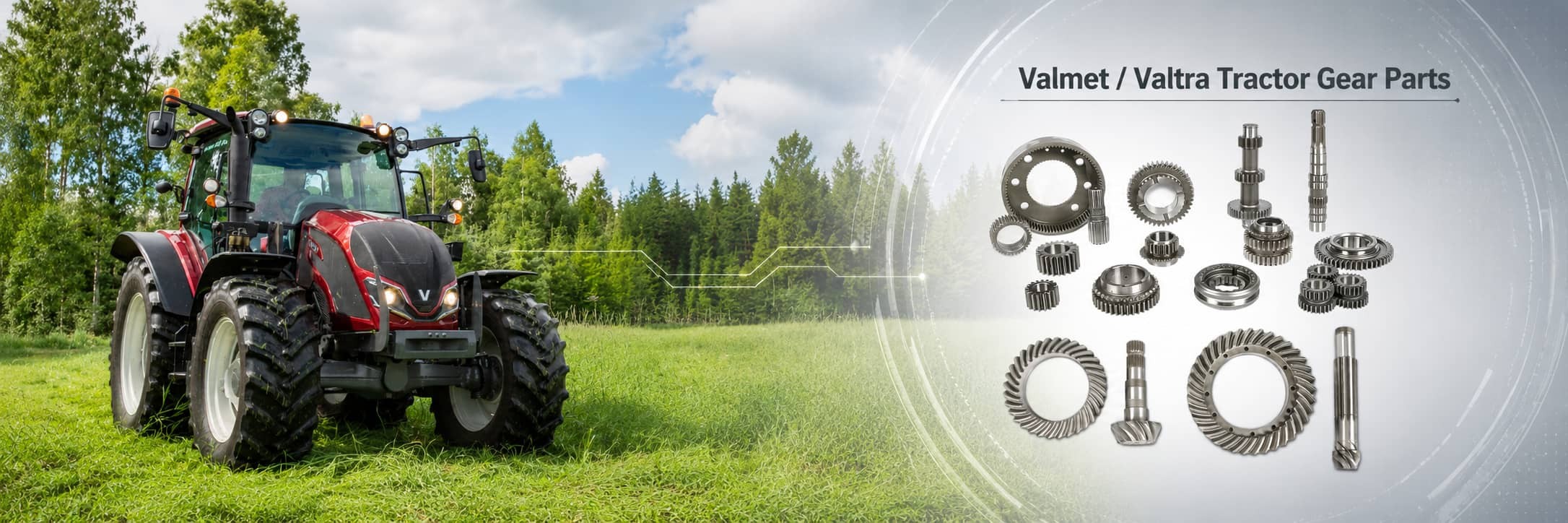 aftermarket gear and transmission parts for Valmet / Valtra tractors