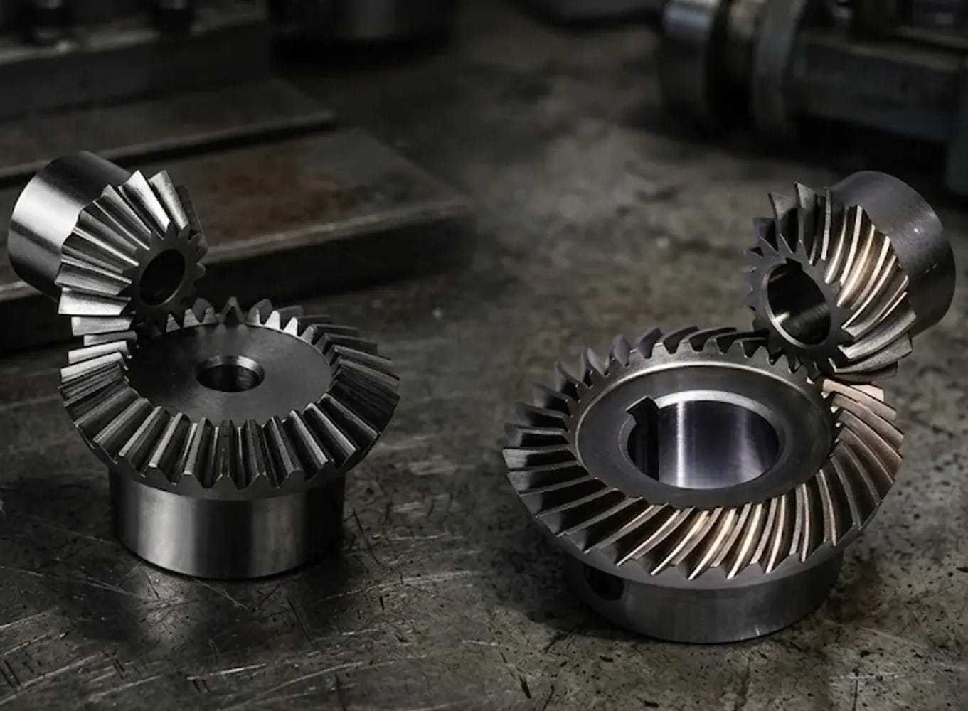 straight bevel gear & spiral bevel gear
