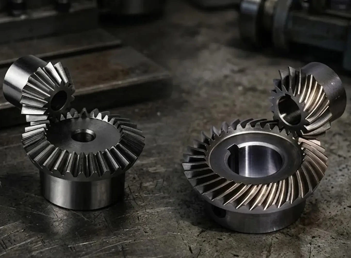 Bevel gear pair