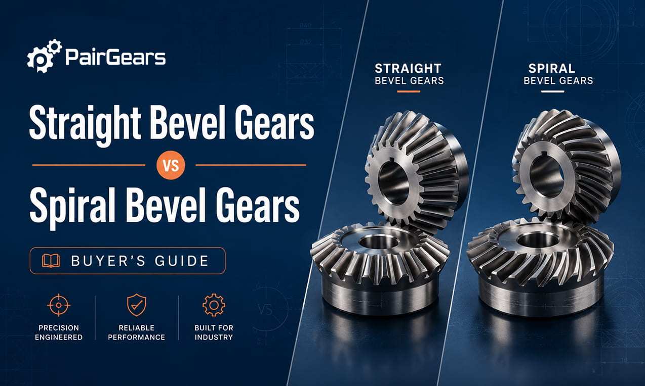 Straight Bevel Gears vs Spiral Bevel Gears: Buyer's Guide