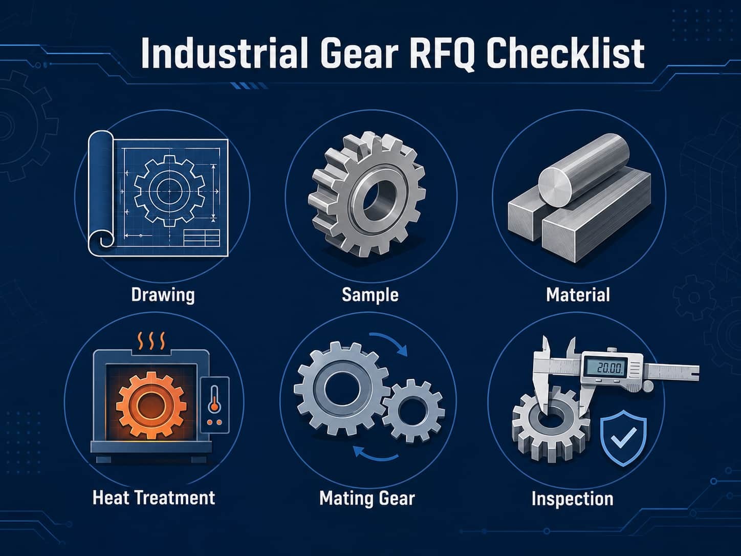 industrial gear RFQ checklist for buyers