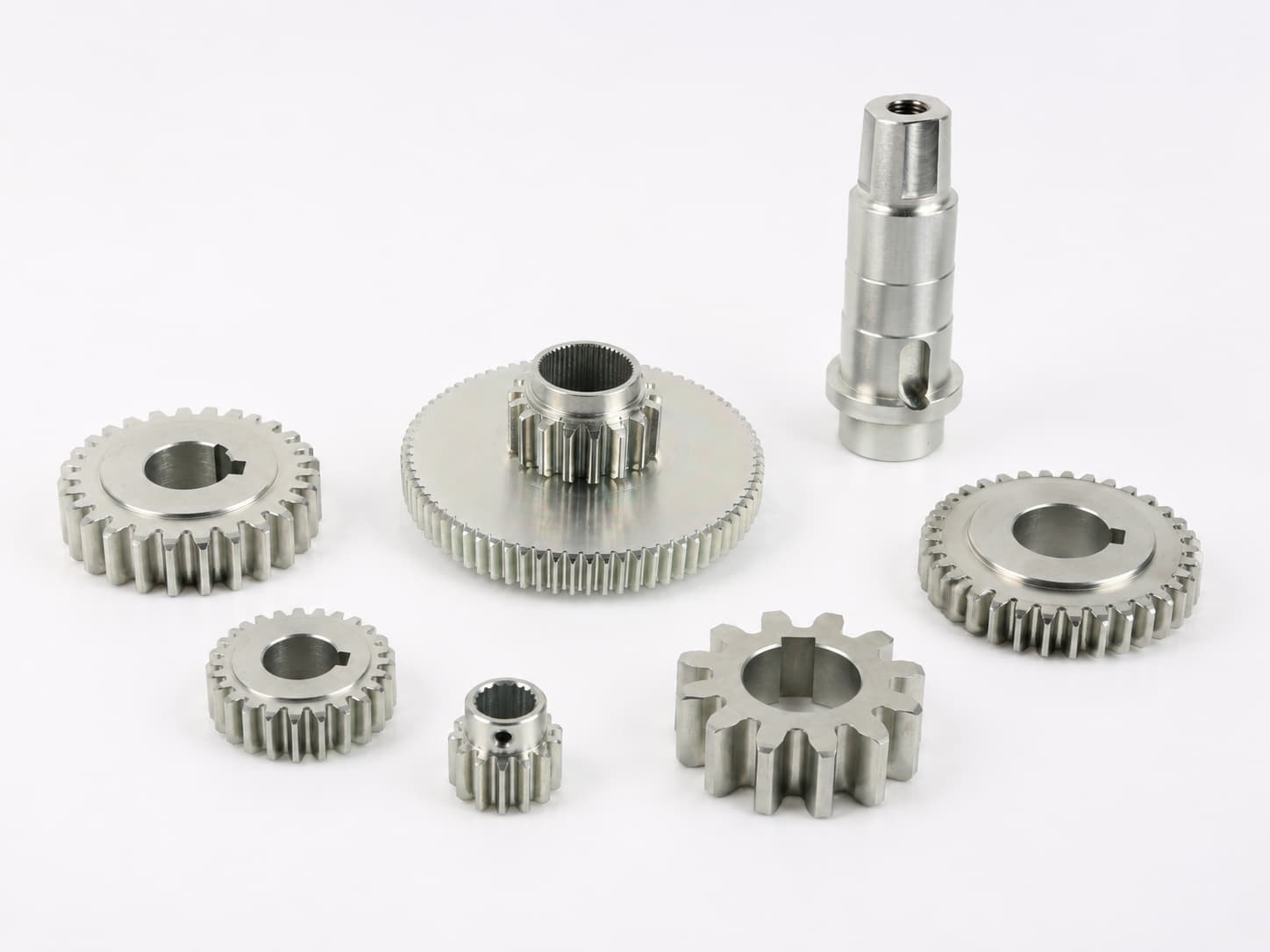 Electrical equipment gears and shafts