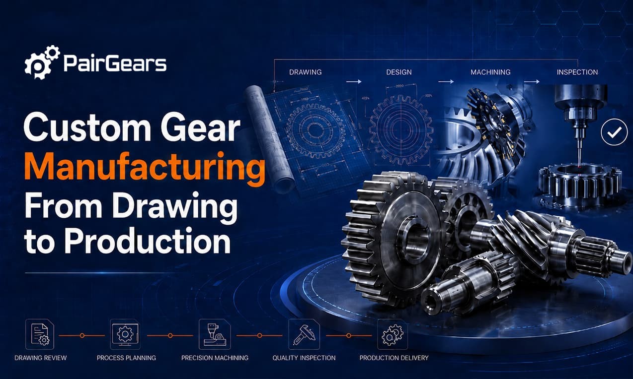 Custom Gear Manufacturing: From Drawing to Production