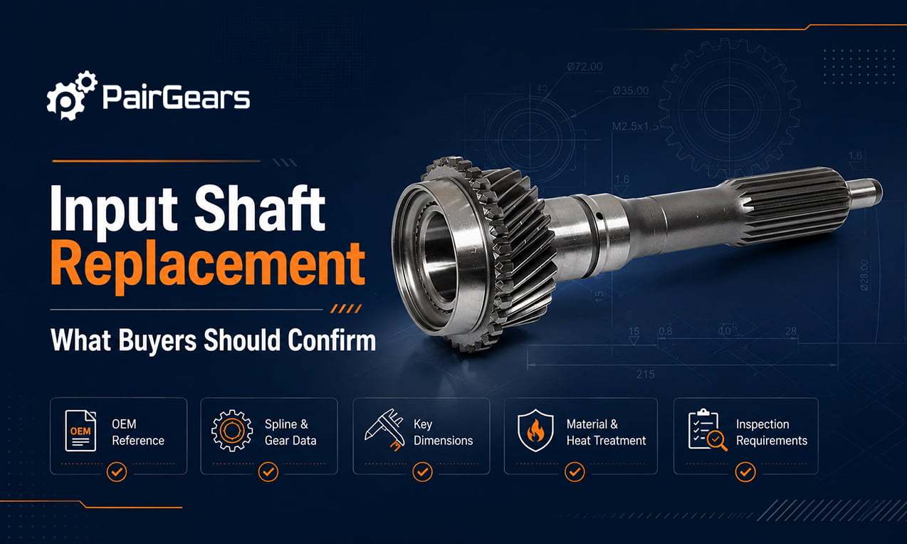 Input Shaft Replacement: What Buyers Should Confirm