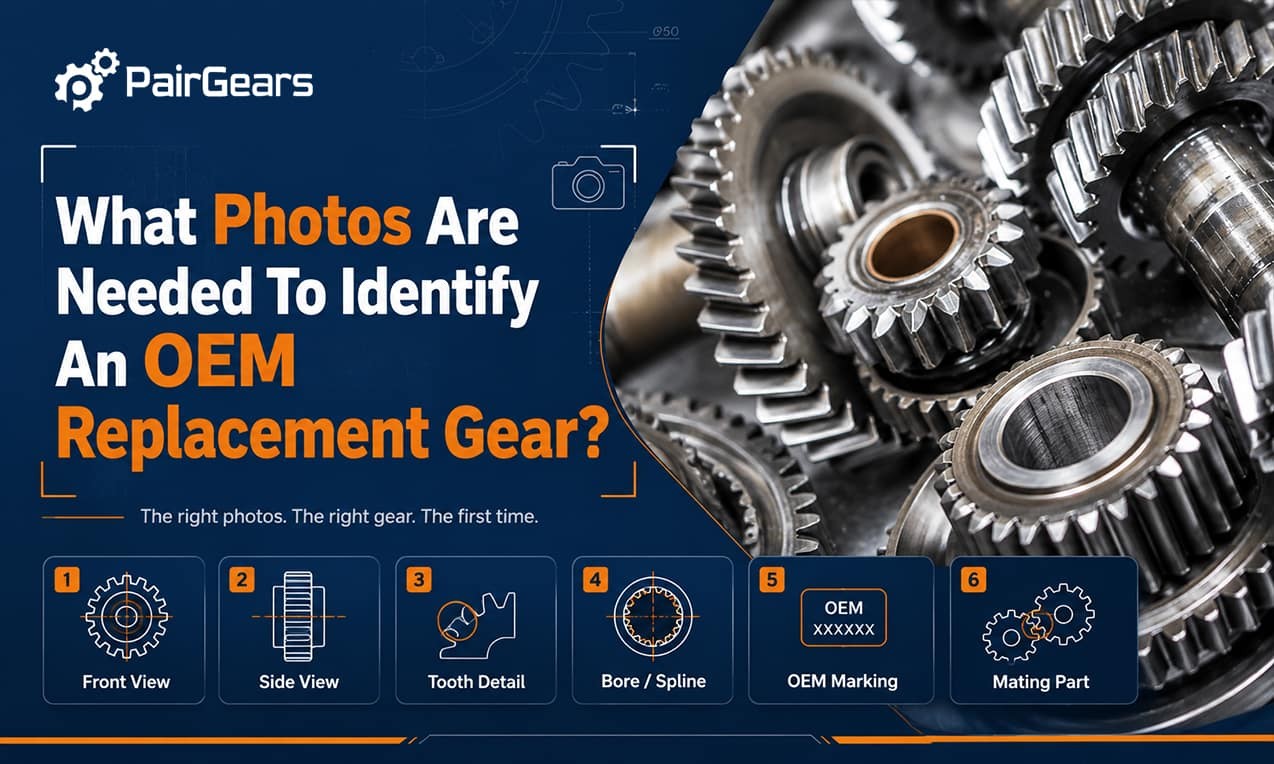 What Photos Are Needed to Identify an OEM Replacement Gear?