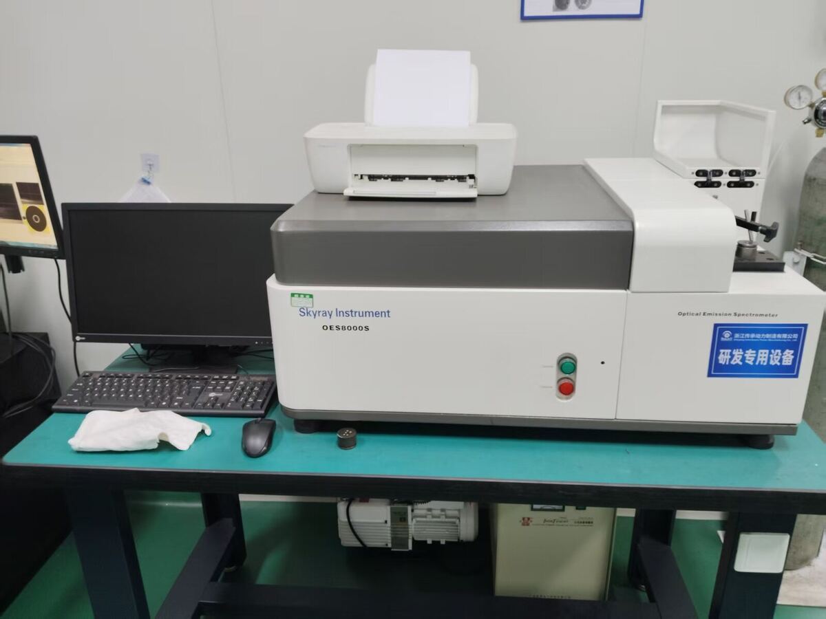 PairGears optical emission spectrometer for metallic material composition verification