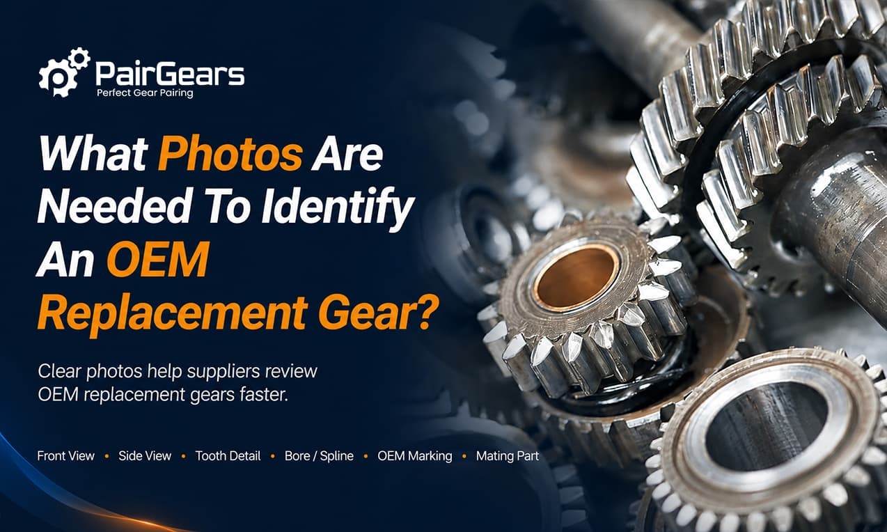 What Photos Are Needed to Identify an OEM Replacement Gear?