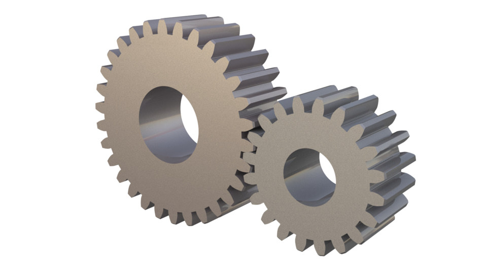 spur gear 3D CAD model