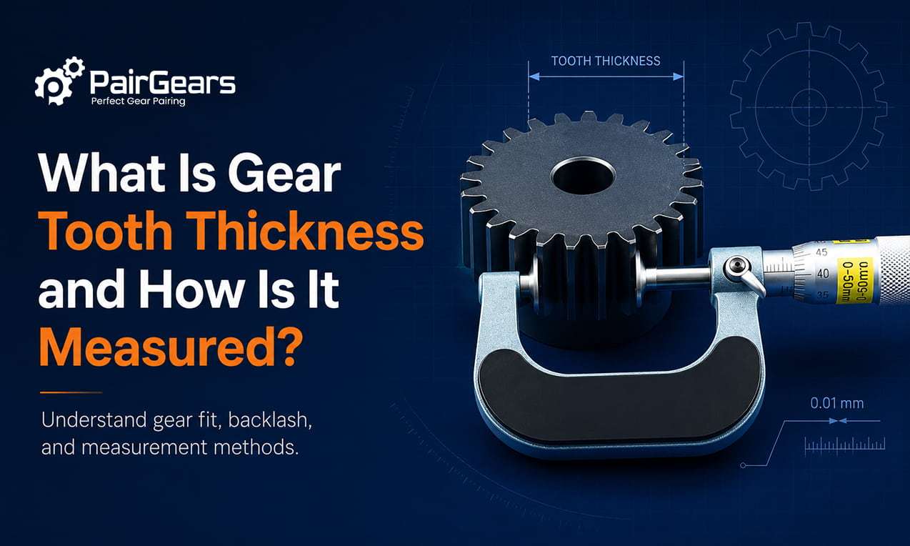 What Is Gear Tooth Thickness and How Is It Measured?