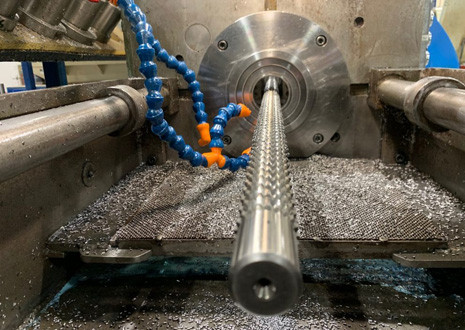 Broaching operation for a precision shaft