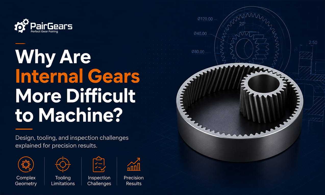 Why Are Internal Gears More Difficult to Machine?