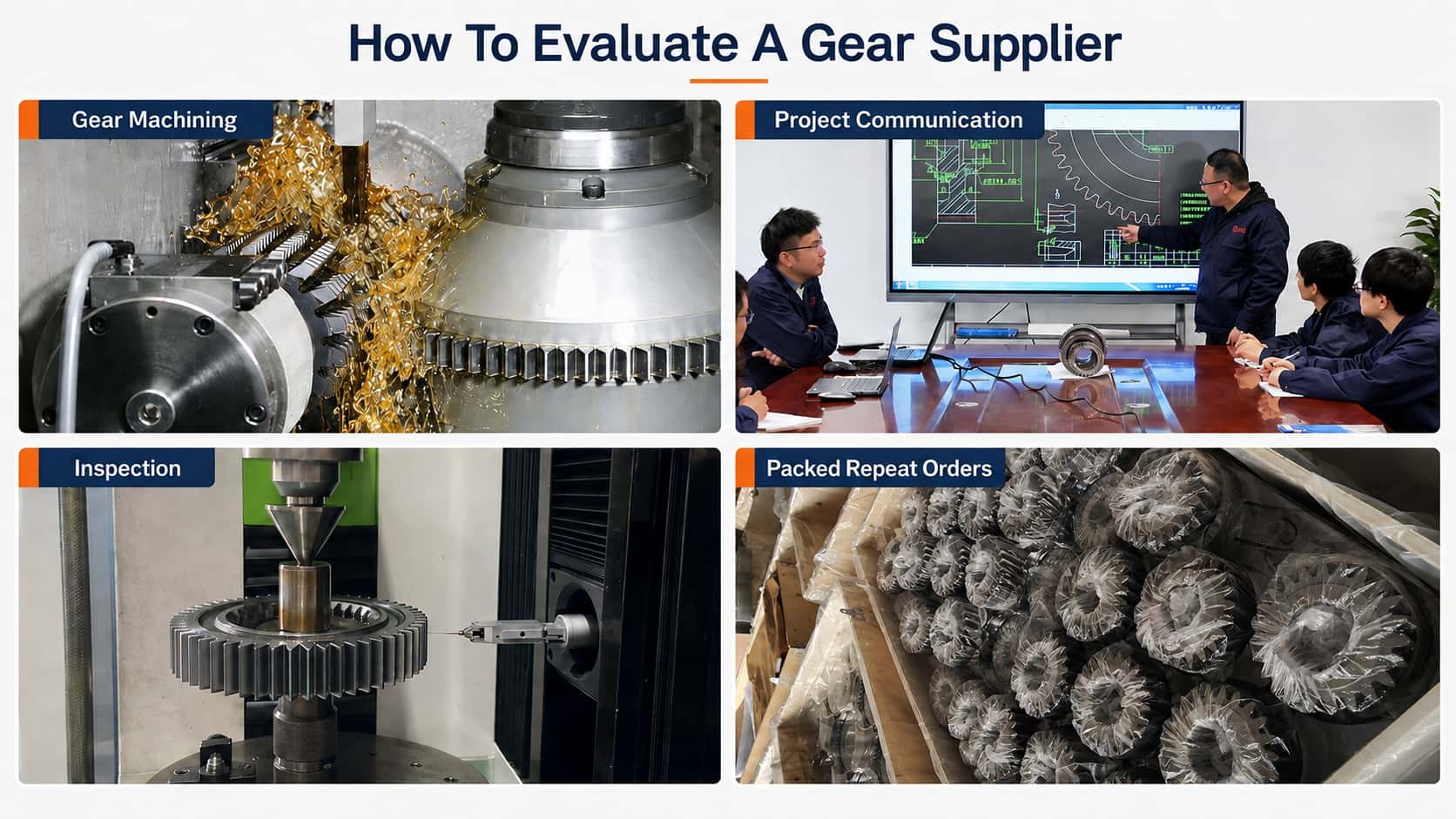 how to evaluate a gear supplier