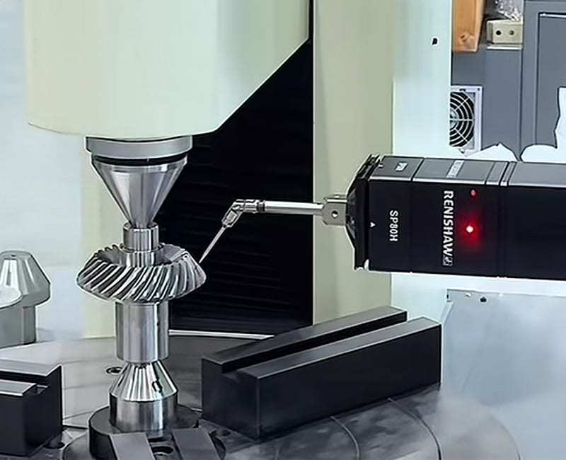 Bevel gear measured on a coordinate measuring system