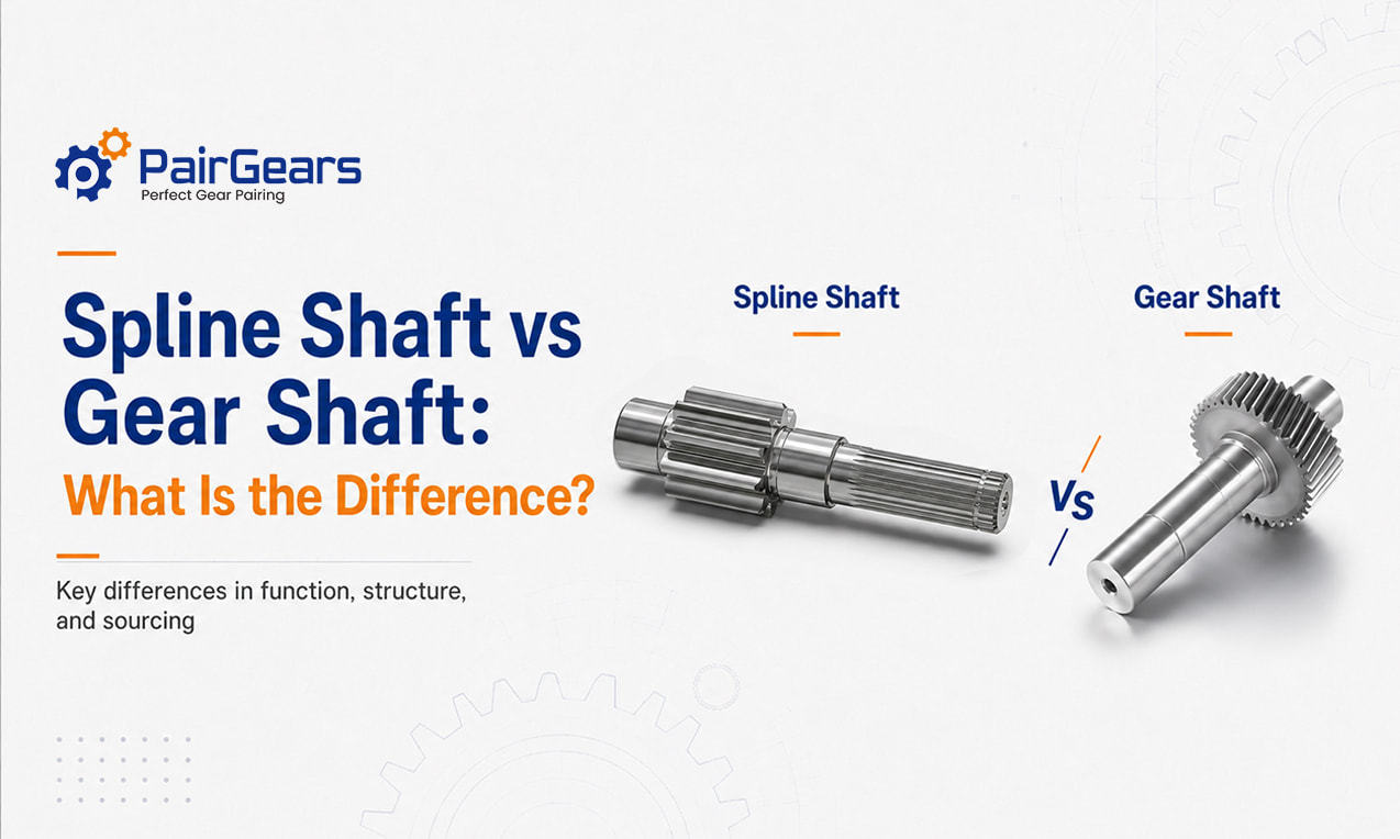 Spline Shaft vs Gear Shaft: What Is the Difference?