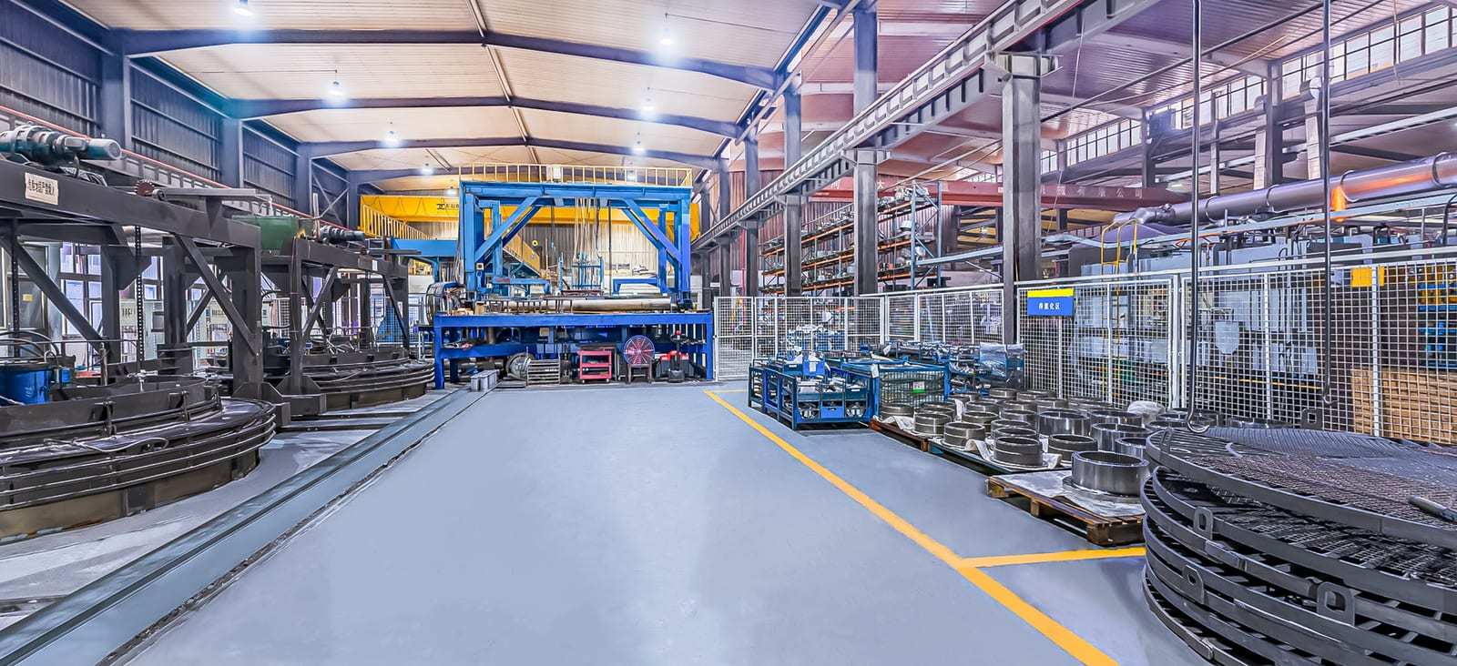 Nitriding processing workshop with production equipment