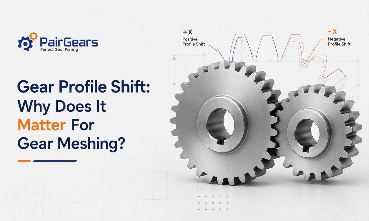 Gear Profile Shift: Why Does It Matter for Gear Meshing?
