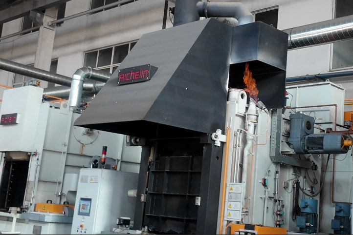 pairgears heat treatment machine
