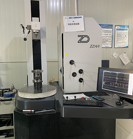 Gear tooth profile and lead inspection report