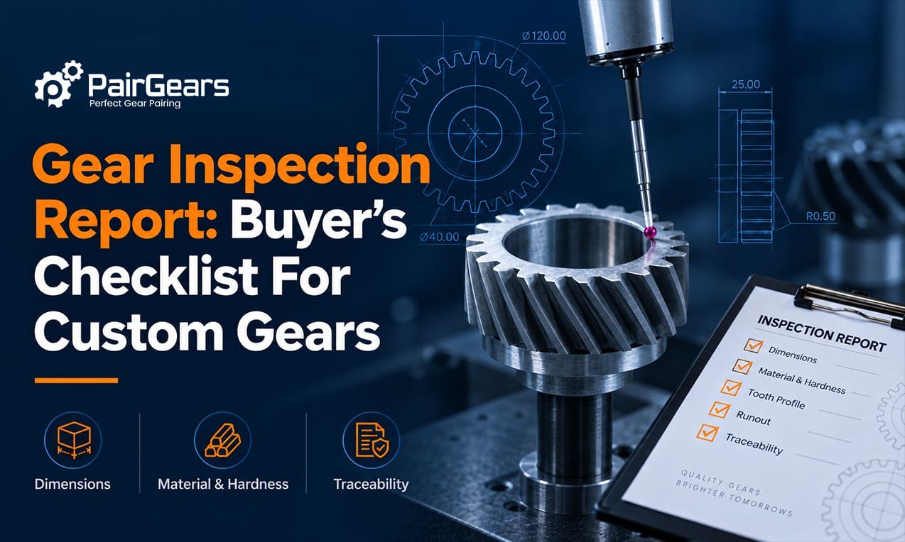 Gear Inspection Report: Buyer's Checklist for Custom Gears