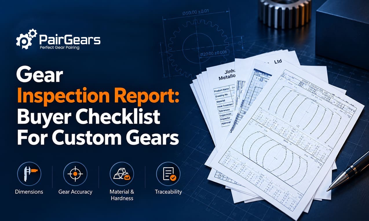 Gear Inspection Report: Buyer Checklist for Custom Gears