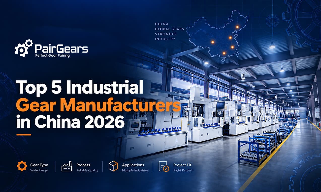 Top 5 Industrial Gear Manufacturers in China 2026