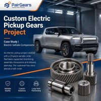 Custom Electric Pickup Gears & Shafts | Case Study - PairGears
