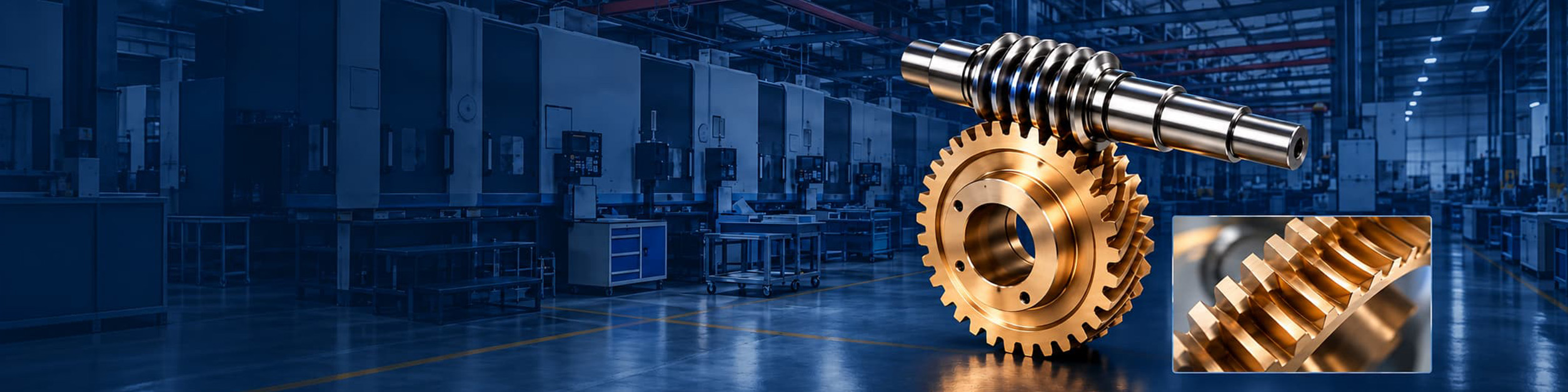 Custom Worm Gears Manufacturing