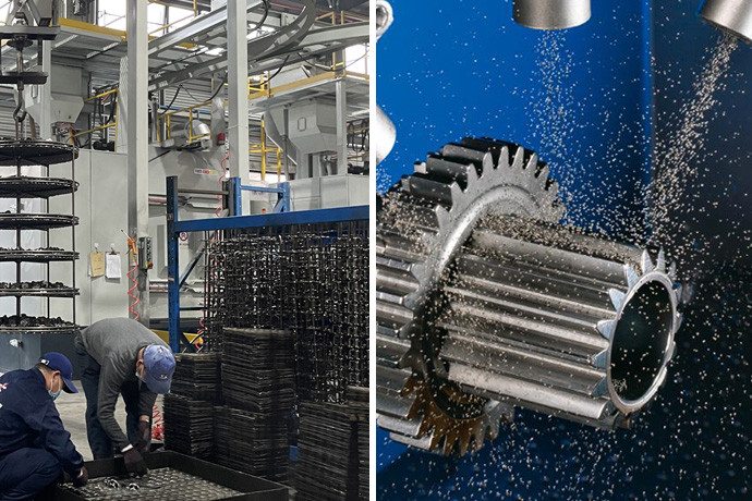 Surface treatment operation in gear manufacturing