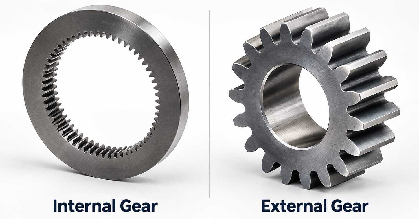 Internal Gear vs External Gear