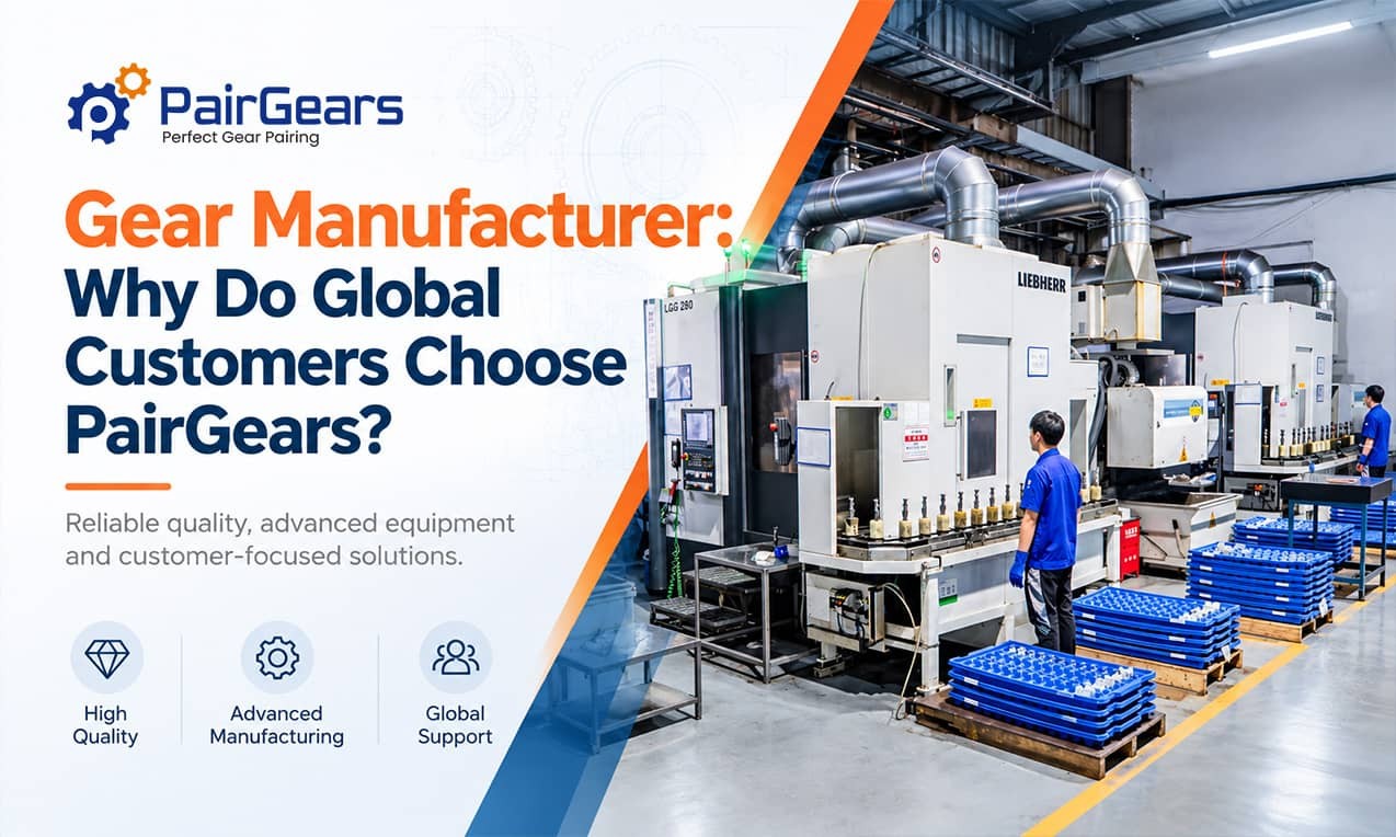 Gear manufacturer: Why do global customers choose PairGears?