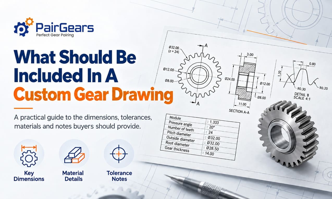What Should Be Included in a Custom Gear Drawing