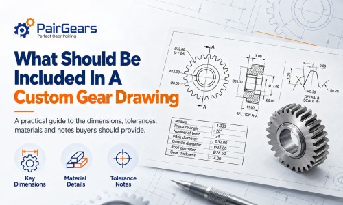 What Should Be Included in a Custom Gear Drawing
