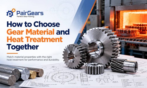 How to Choose Gear Material and Heat Treatment Together