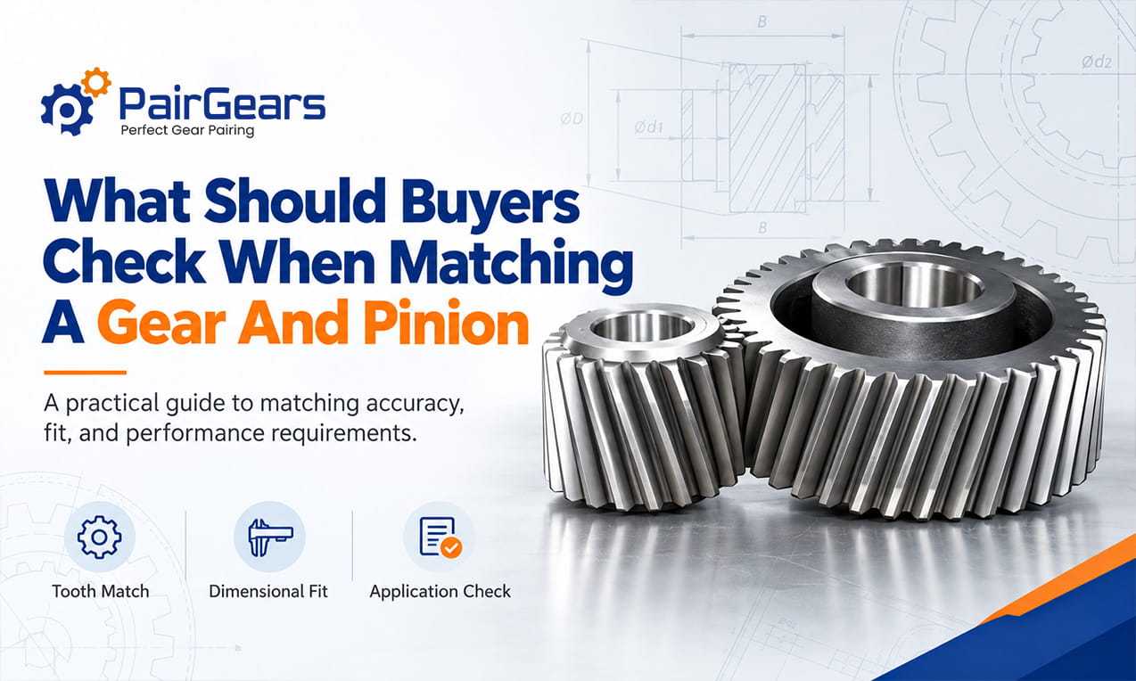 What Should Buyers Check When Matching a Gear and Pinion