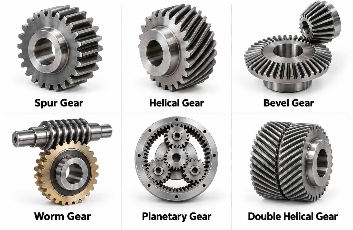 Gear Types Used in Industrial Gearboxes