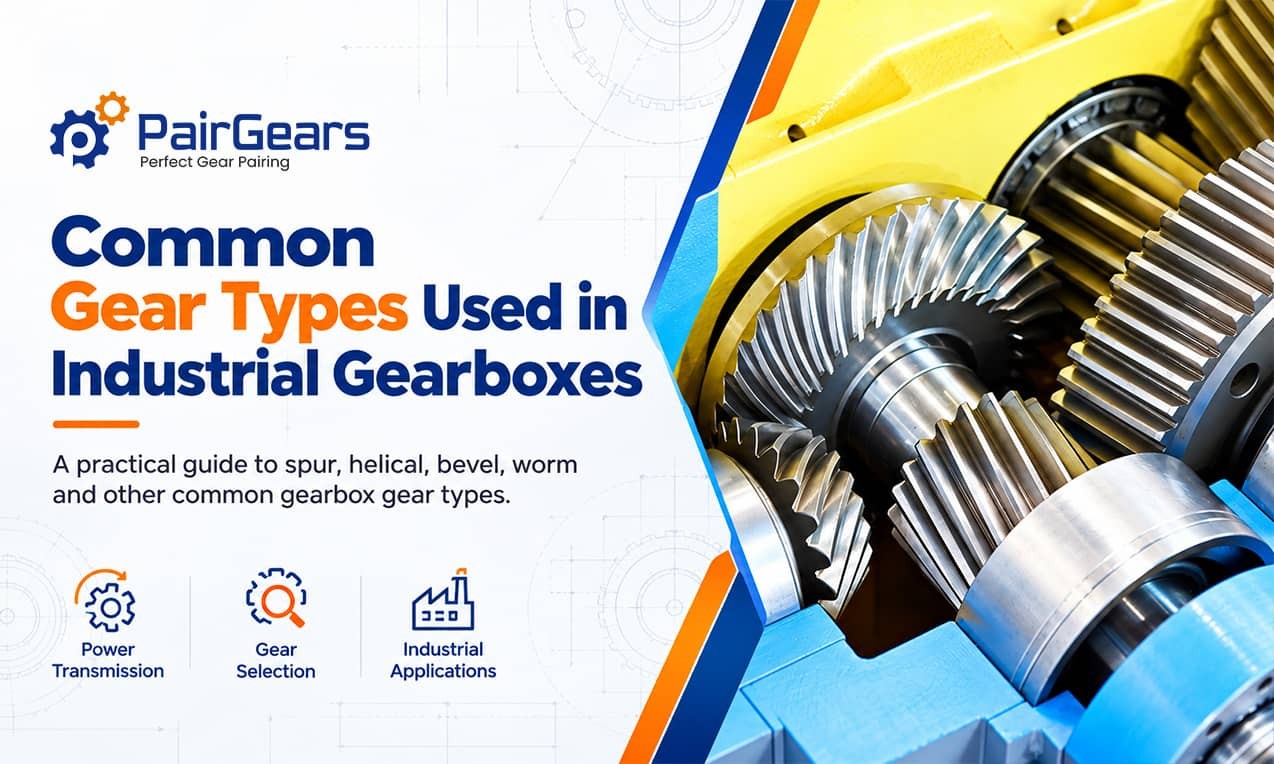 Common Gear Types Used in Industrial Gearboxes