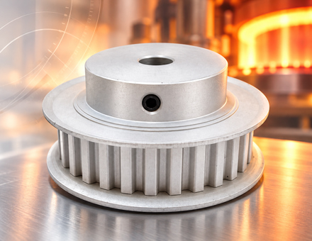 Aluminum belt pulley anodizing